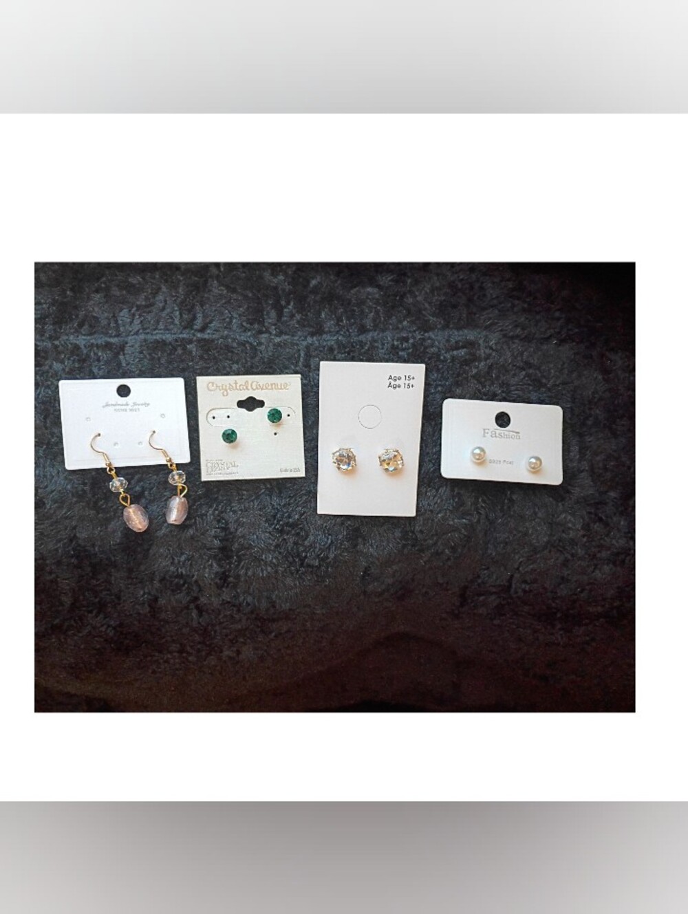 Fashion Jewelry Assorted Women’s Earring Set - Pink, Green, Clear, Pearl Styles